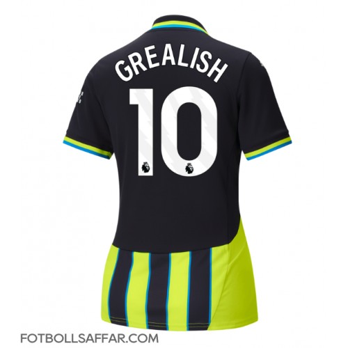 Manchester City Jack Grealish #10 Bortatröja Dam 2024-25 Kortärmad